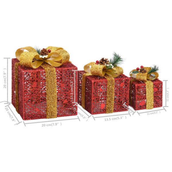 Geschenkboxen Deko-Set 3 Stk.  Outdoor Indoor - Image 9