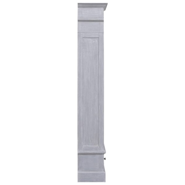 Highboard 60x30x175 cm Massivholz Mahagoni - Image 4
