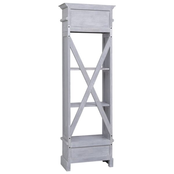 Highboard 60x30x175 cm Massivholz Mahagoni - Image 5