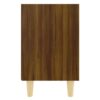 Nachttisch mit Massivholz-Beinen  Eichen-Optik 40x30x50 cm - Image 4