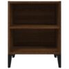 Nachttische 2 Stk. Metallbeine  Eichen-Optik 40x30x50 cm - Image 5