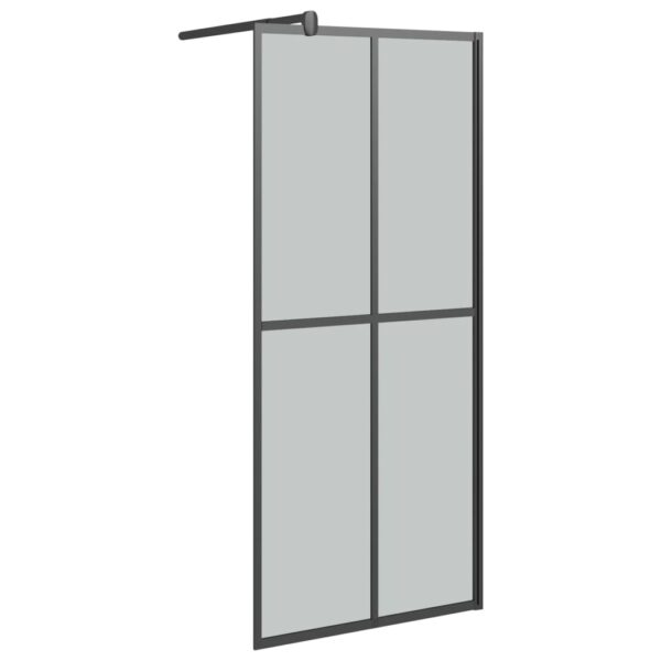 Duschwand für Walk-in Dusche 90x195 cm Dunkles Sicherheitsglas - Image 2