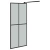 Duschwand für Walk-in Dusche 90x195 cm Dunkles Sicherheitsglas - Image 5