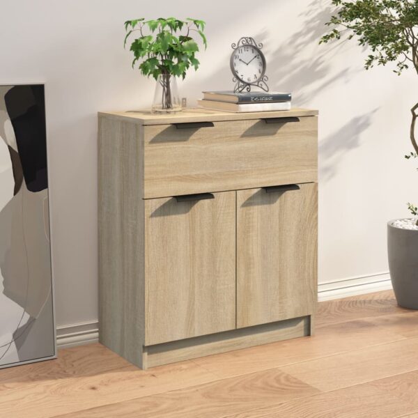 Sideboard Sonoma-Eiche 60x30x70 cm Holzwerkstoff - Image 3