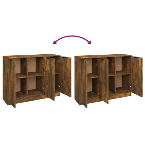 Sideboard Räuchereiche 90,5x30x70 cm Holzwerkstoff - Image 8