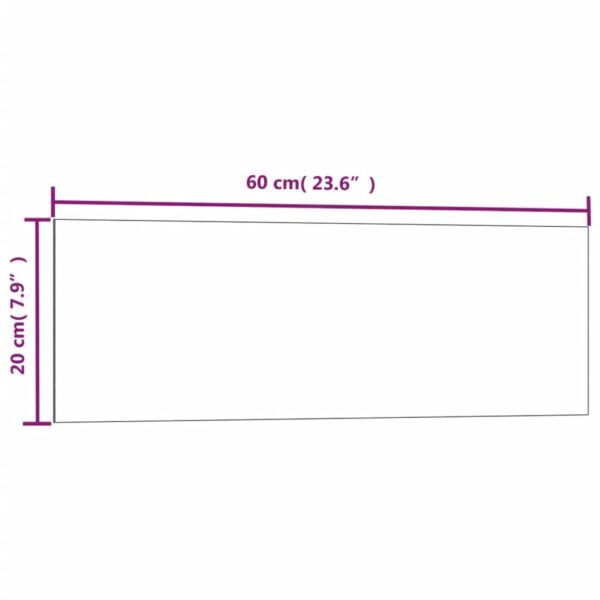 Magnettafel Wandmontage  60x20 cm  Hartglas - Image 5