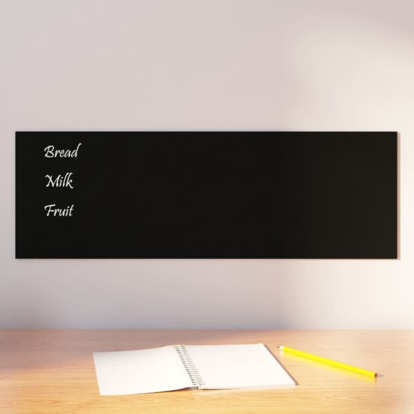 Magnettafel Wandmontage  60x20 cm  Hartglas