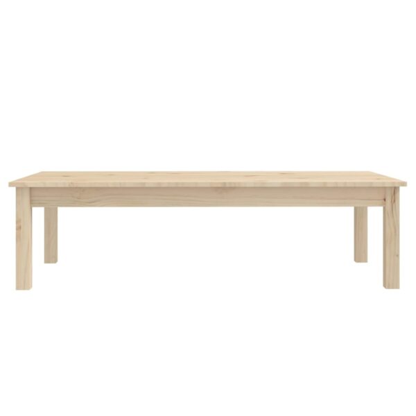 Couchtisch 110x50x30 cm Massivholz Kiefer - Image 3