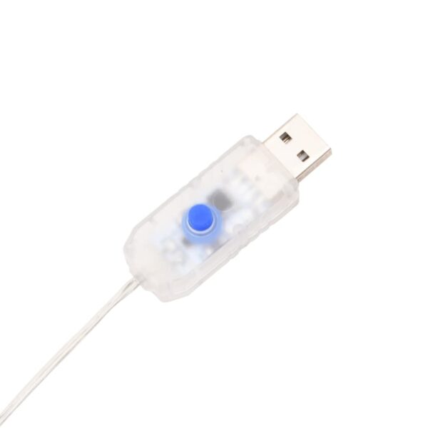 Eiszapfen-Lichterkette 200 LEDs  20 m Acryl PVC - Image 6
