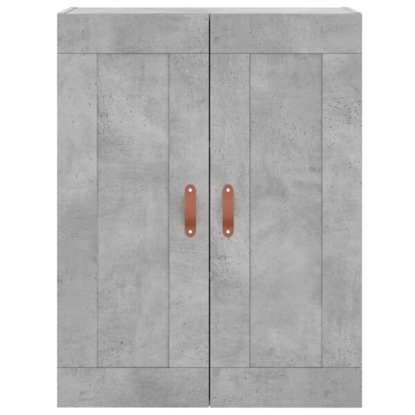 Highboard Betongrau 69,5x34x180 cm Holzwerkstoff - Image 6