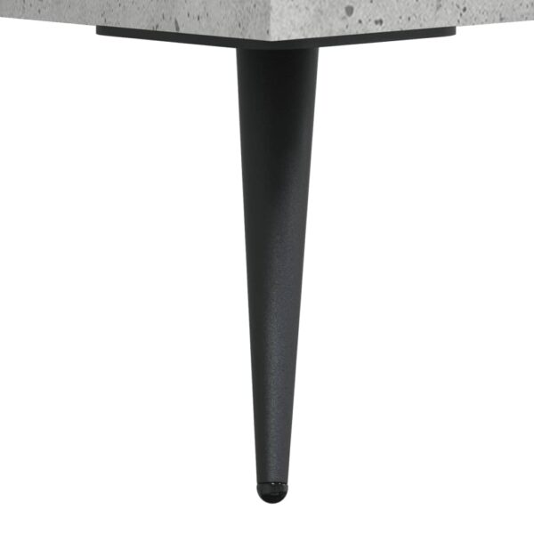 Highboard Betongrau 69,5x34x180 cm Holzwerkstoff - Image 12