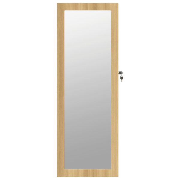 Spiegel-Schmuckschrank mit LED-Beleuchtung Wandmontage - Image 4