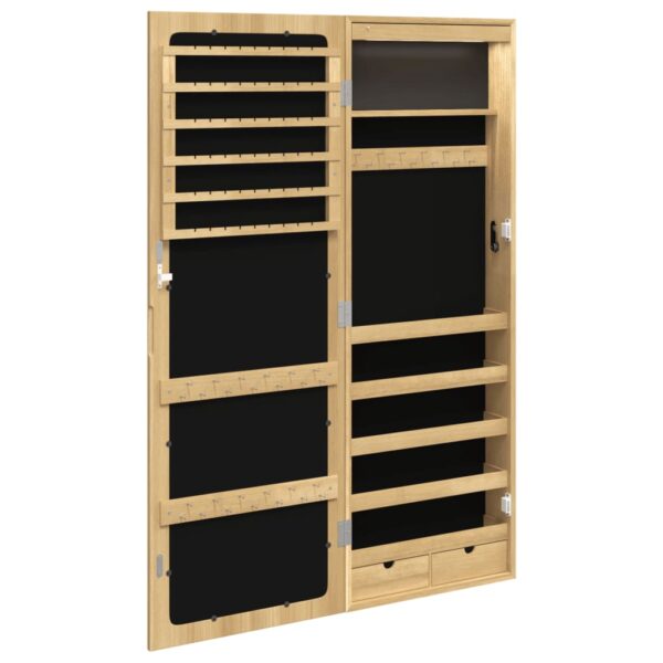 Spiegel-Schmuckschrank mit LED-Beleuchtung Wandmontage - Image 7