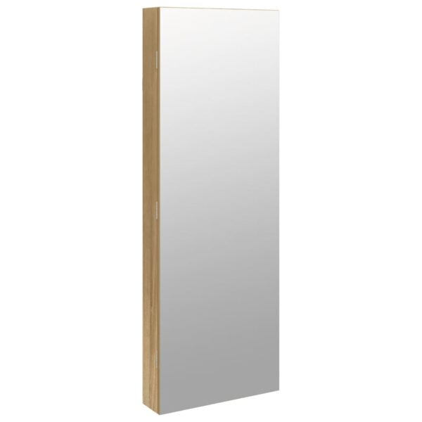 Spiegel-Schmuckschrank mit LED-Beleuchtung Wandmontage - Image 2