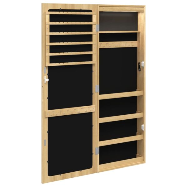 Spiegel-Schmuckschrank mit LED-Beleuchtung Wandmontage - Image 8