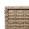 Garten-Beistelltisch Glasplatte  58x27,5x55 cm Poly Rattan - Image 9