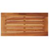 Garten-Beistelltisch Holzplatte  58x27,5x55 cm Poly Rattan - Image 8