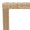 Gartentisch  150x90x75 cm Poly Rattan Akazienholz - Image 10