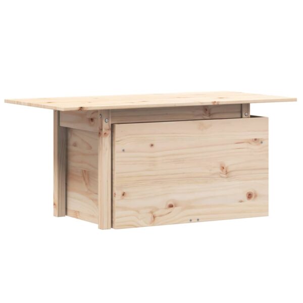 Gartentisch 100x50x75 cm Massivholz Kiefer - Image 2