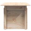 Gartentisch 100x50x75 cm Massivholz Kiefer - Image 6