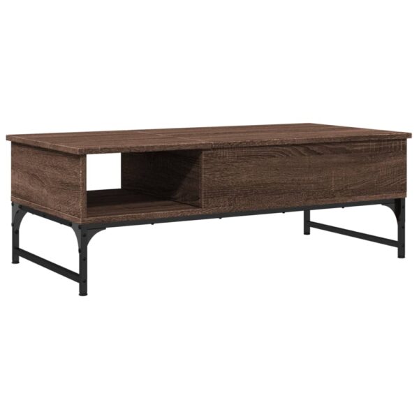Couchtisch  Eichen-Optik 100x50x35 cm Holzwerkstoff Metall - Image 2