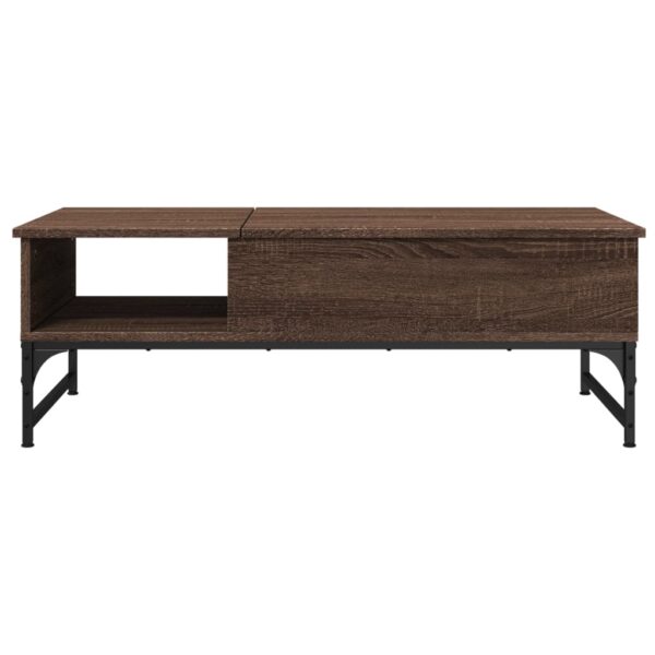 Couchtisch  Eichen-Optik 100x50x35 cm Holzwerkstoff Metall - Image 5