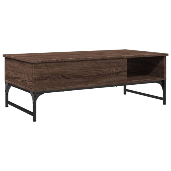 Couchtisch  Eichen-Optik 100x50x35 cm Holzwerkstoff Metall - Image 7