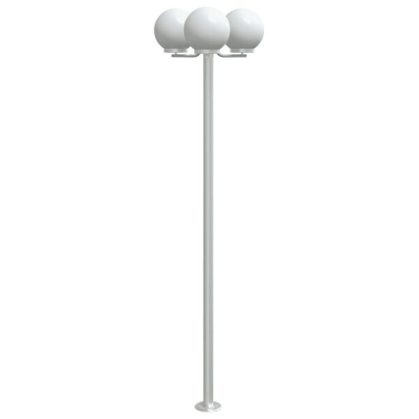 Wegeleuchten 3 Stk. Silbern 215 cm Edelstahl - Image 4