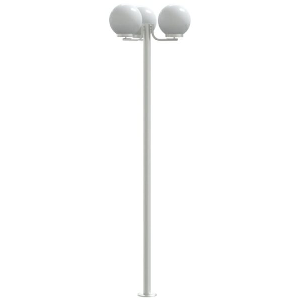 Wegeleuchten 3 Stk. Silbern 215 cm Edelstahl - Image 5