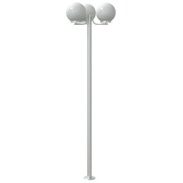 Wegeleuchten 3 Stk. Silbern 215 cm Edelstahl - Image 6