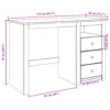 Schreibtisch Panama 112x45x75 cm Massivholz Kiefer - Image 9