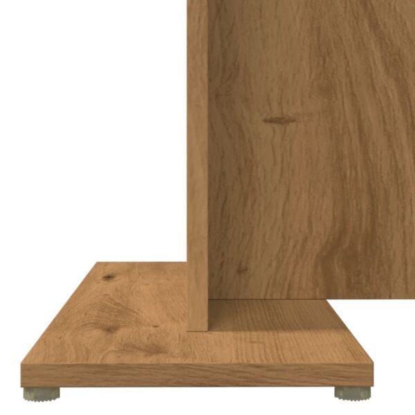 Esstisch Artisan-Eiche 110x60x75 cm Holzwerkstoff - Image 8