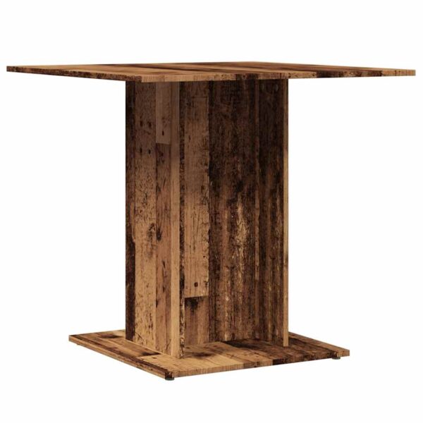 Esstisch Altholz-Optik 80x80x75 cm Holzwerkstoff - Image 7