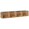 CD-Wandregal Artisan-Eiche 100x18x18 cm Holzwerkstoff - Image 2