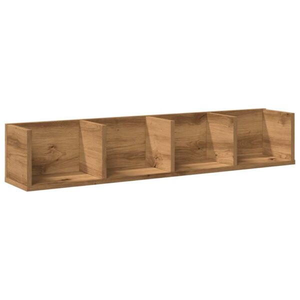 CD-Wandregal Artisan-Eiche 100x18x18 cm Holzwerkstoff - Image 2