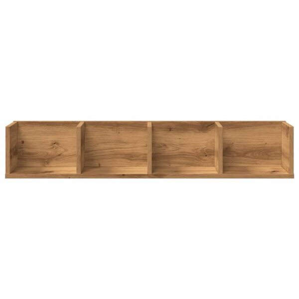 CD-Wandregal Artisan-Eiche 100x18x18 cm Holzwerkstoff - Image 4