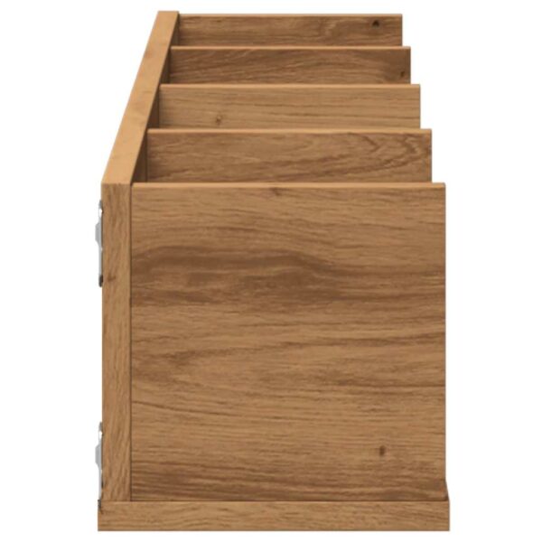 CD-Wandregal Artisan-Eiche 100x18x18 cm Holzwerkstoff - Image 5