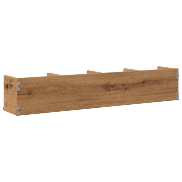 CD-Wandregal Artisan-Eiche 100x18x18 cm Holzwerkstoff - Image 6