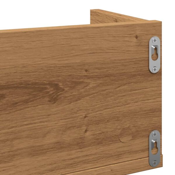 CD-Wandregal Artisan-Eiche 100x18x18 cm Holzwerkstoff - Image 7