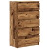 Schubladenschrank Altholz-Optik 60x36x103 cm Holzwerkstoff - Image 2