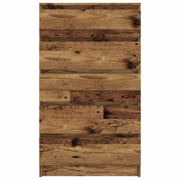 Schubladenschrank Altholz-Optik 60x36x103 cm Holzwerkstoff - Image 4