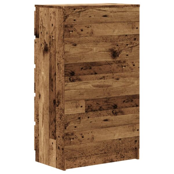 Schubladenschrank Altholz-Optik 60x36x103 cm Holzwerkstoff - Image 6