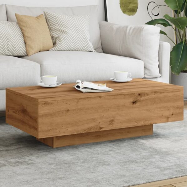 Couchtisch Artisan-Eiche 100x49,5x31 cm Holzwerkstoff - Image 4