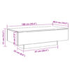Couchtisch Artisan-Eiche 100x49,5x31 cm Holzwerkstoff - Image 10