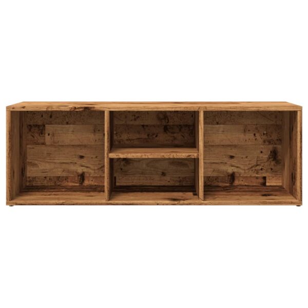 Schuhbank Altholz-Optik 105x35x35 cm Holzwerkstoff - Image 4
