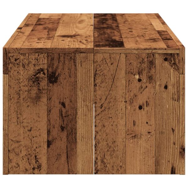 Couchtisch Altholz-Optik 102x50x35 cm Holzwerkstoff - Image 5
