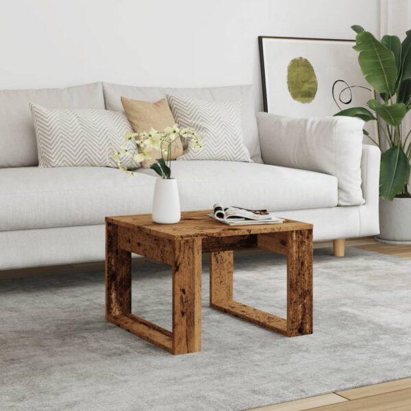 Beistelltisch Altholz-Optik 50x50x35 cm Holzwerkstoff - Image 3