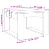 Beistelltisch Altholz-Optik 50x50x35 cm Holzwerkstoff - Image 9