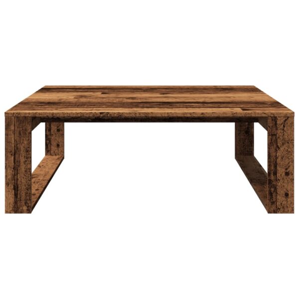 Couchtisch Altholz-Optik 100x100x35 cm Holzwerkstoff - Image 4