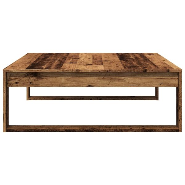 Couchtisch Altholz-Optik 100x100x35 cm Holzwerkstoff - Image 5
